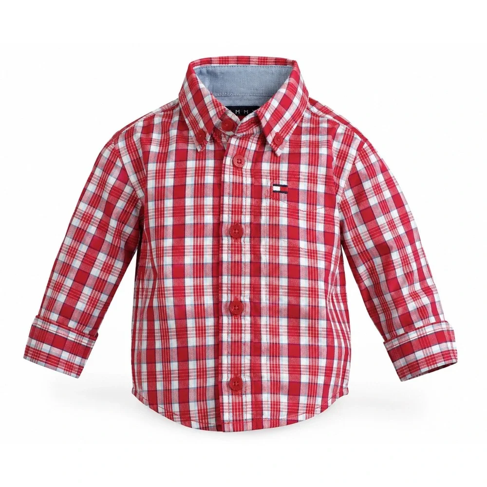 Baby Boys Three to Six Months Bundle Tommy Hilfiger Gap Jacket Plaid Gingham